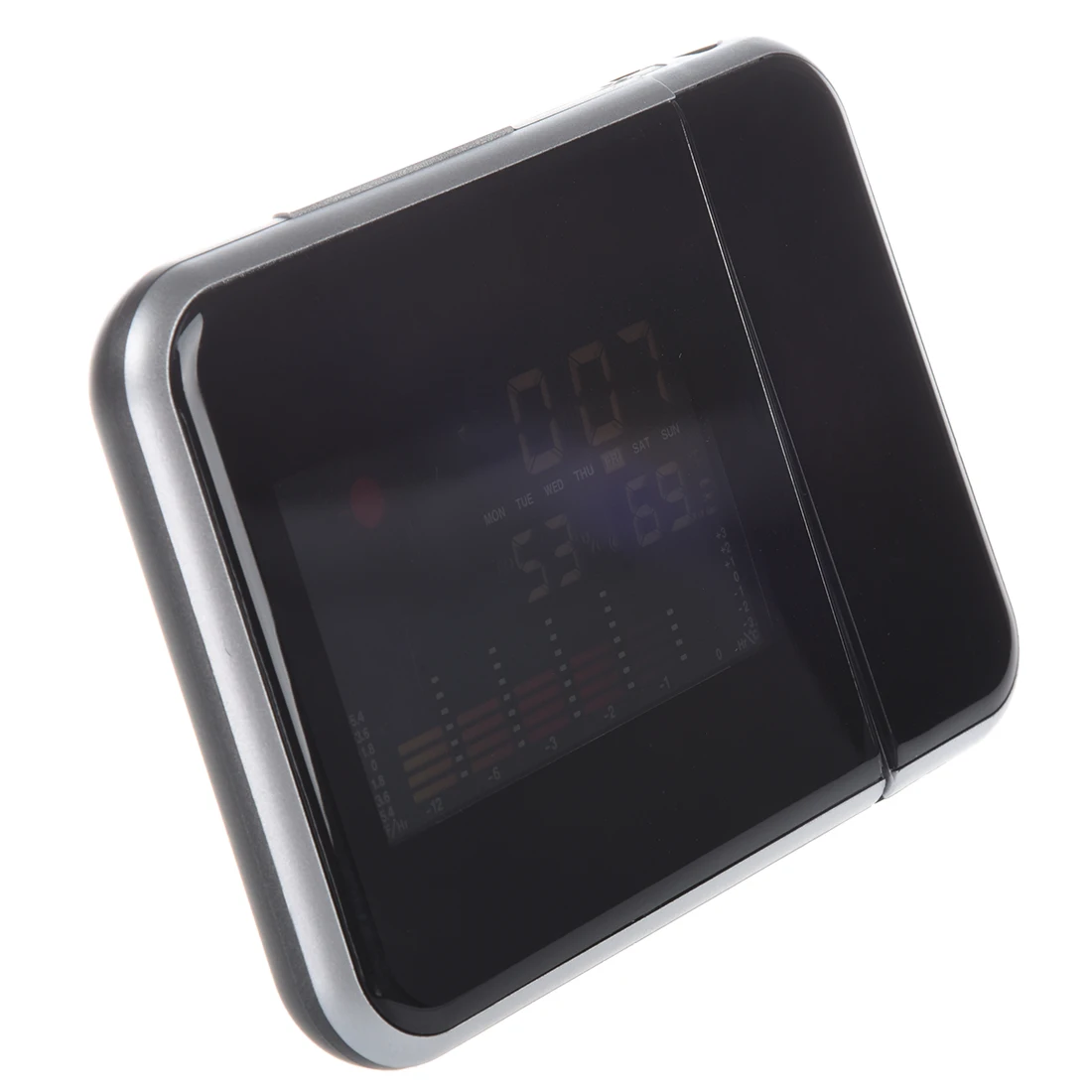 

3.7" Digital LCD Screen LED Backlight Projector Snooze Alarm Clock Weather Station