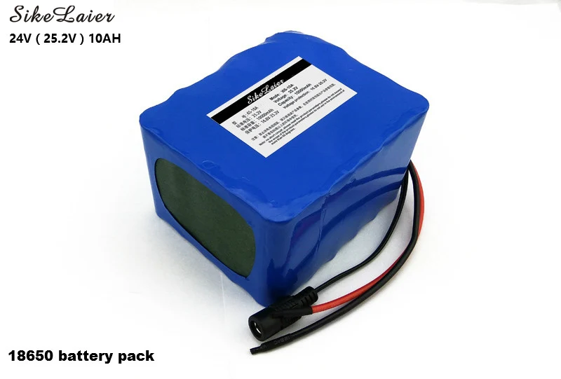24V 10AH 6S5P lithium Battery installed battery electric car battery