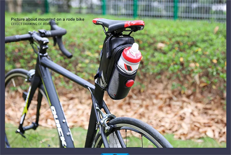 ROSWHEEL велосипедное седло мешок Открытый Велоспорт Горный велосипед задняя непромокаемая сиденье задний Чехол для обслуживания инструмент сумки с задней подсветкой
