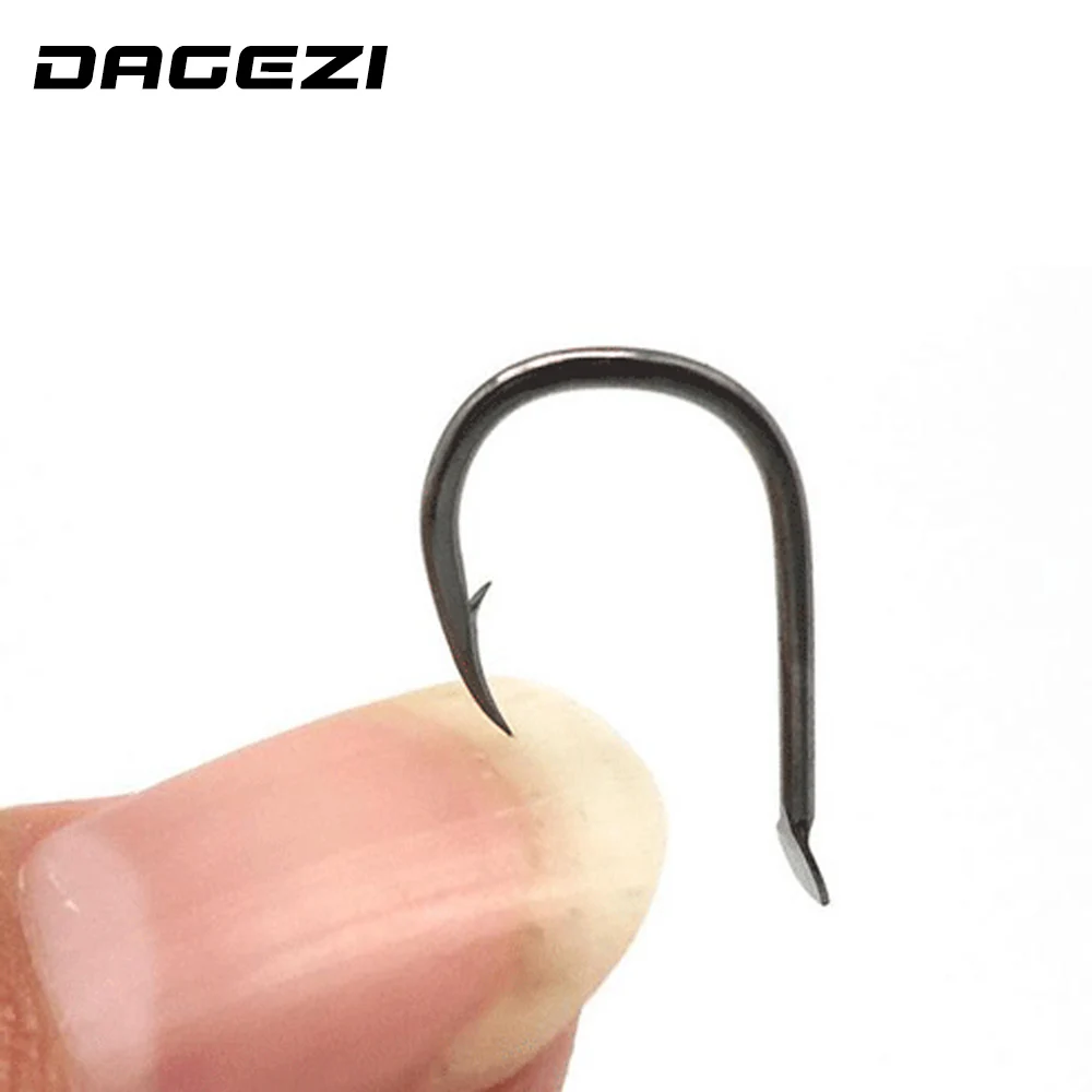 DAGEZI 100Pcs/Lot 6# -15# high Carbon Steel Fishing Hook Fishhooks Durable Pesca barbed hook Fishing Tackle Box DAGEZI 100Pcs/Lot 6# -15# high Carbon Steel Fishing Hook Fishhooks Durable Pesca barbed hook Fishing Tackle Box
