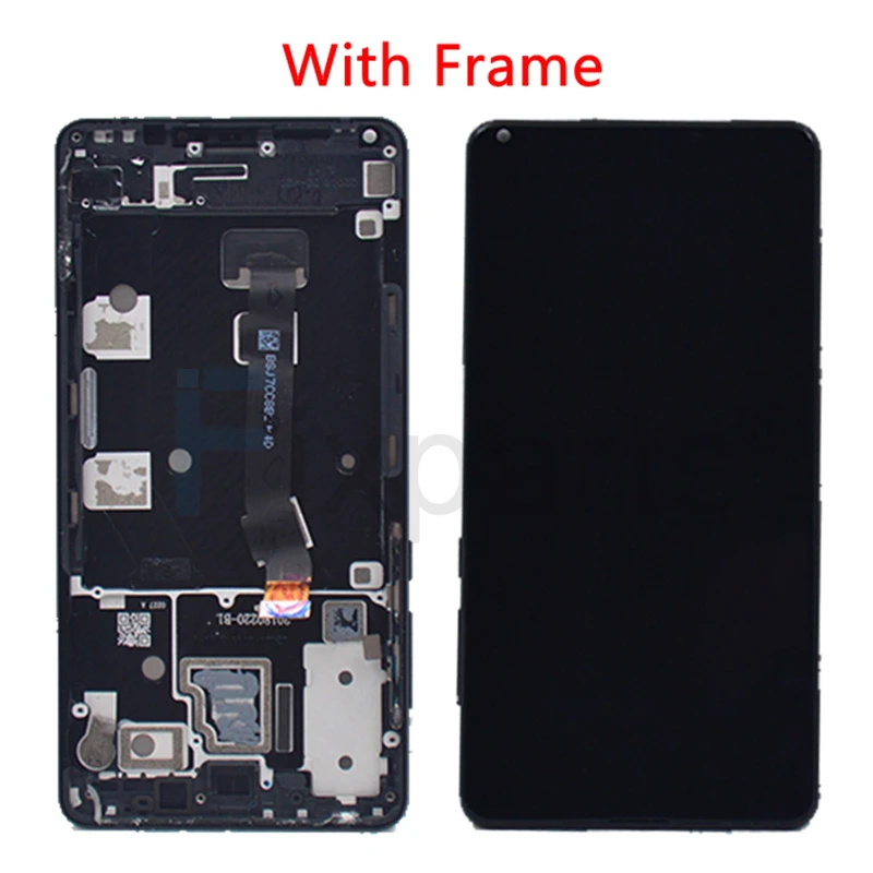 Tanie 100% nowy dla Xiao mi mi x 2S mi x2S wyświetlacz LCD montaż digitizera ekranu dotykowego szklany Panel z ramą dla Xiao mi mi mi x 2S + narzędzia