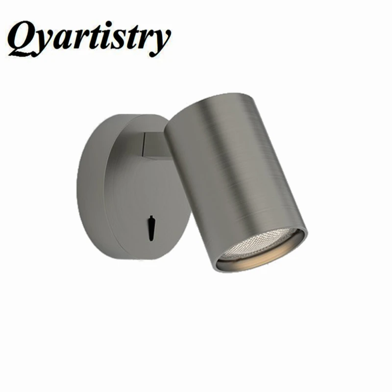  Modern Simplicity LED Wall Lamps Silver Bedroom Bedside Lamp Children's Reading Corridor Light Dire - 32860433124