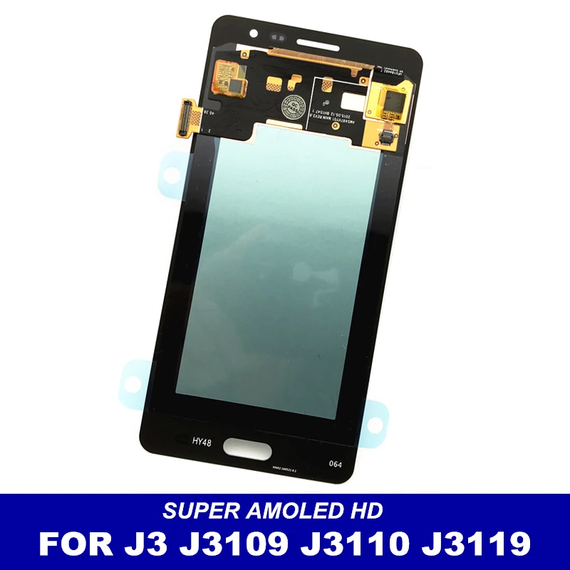 

Super AMOLED LCD For Samsung Galaxy J3 pro J3109 J3110 J3119 LCDS Display Touch Digitizer Screen Bright Adjustment Replacement