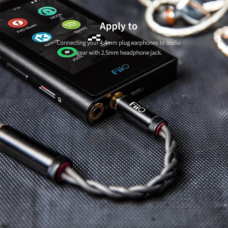 Адаптер Fiio LB 4.4M (LB 4 M) разъем мм 2 5 для наушников FIIO player M9 Q5 X7II|Кабели VGA| |