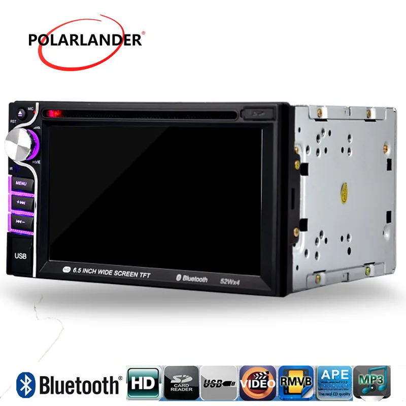Car DVD MP4 player 2 din 6.5 inch touch Screen Car Video Player 7 languages RDS/FM/AM/USB/SD bluetooth for reversing camera Car DVD MP4 player 2 din 6.5 inch touch Screen Car Video Player 7 languages RDS/FM/AM/USB/SD bluetooth for reversing camera