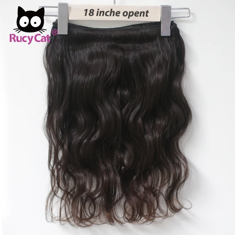 RucyCat 32 34- 40 Inch Brazilian Virgin Hair Body Wave Weave Bundles 100% Human Hair 1/3/4 Bundles Natural Color Hair Extensions