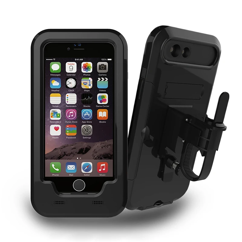 imágenes para Bicicleta de La motocicleta Soporte para Teléfono Soporte Para iPhone7 7 Plus/6 s Plus/5S SÍ GPS Deporte Impermeable protectora Caso de la cubierta Del sostenedor de la bici imágenes para Bicicleta de La motocicleta Soporte para Teléfono Soporte Para iPhone7 7 Plus/6 s Plus/5S SÍ GPS Deporte Impermeable protectora Caso de la cubierta Del sostenedor de la bici