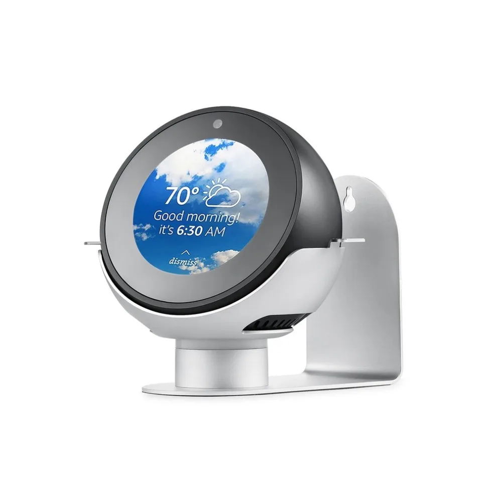 Echospot 360 градусов вращающийся Алюминий проектор стены крепёжный кронштейн серебро