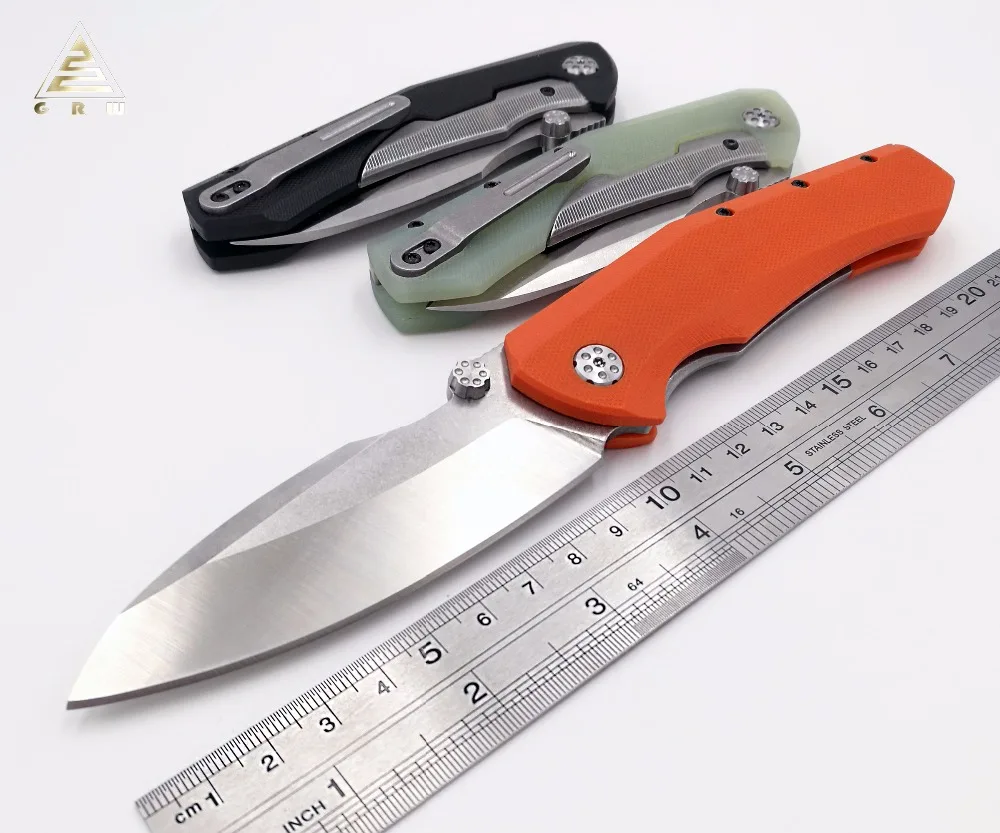 

GRW 0850 Ball Bearing Folding Knife D2 Blade Tactical Pocket survival Knives Outdoor Camping Hunting Utility Knife EDC Tools