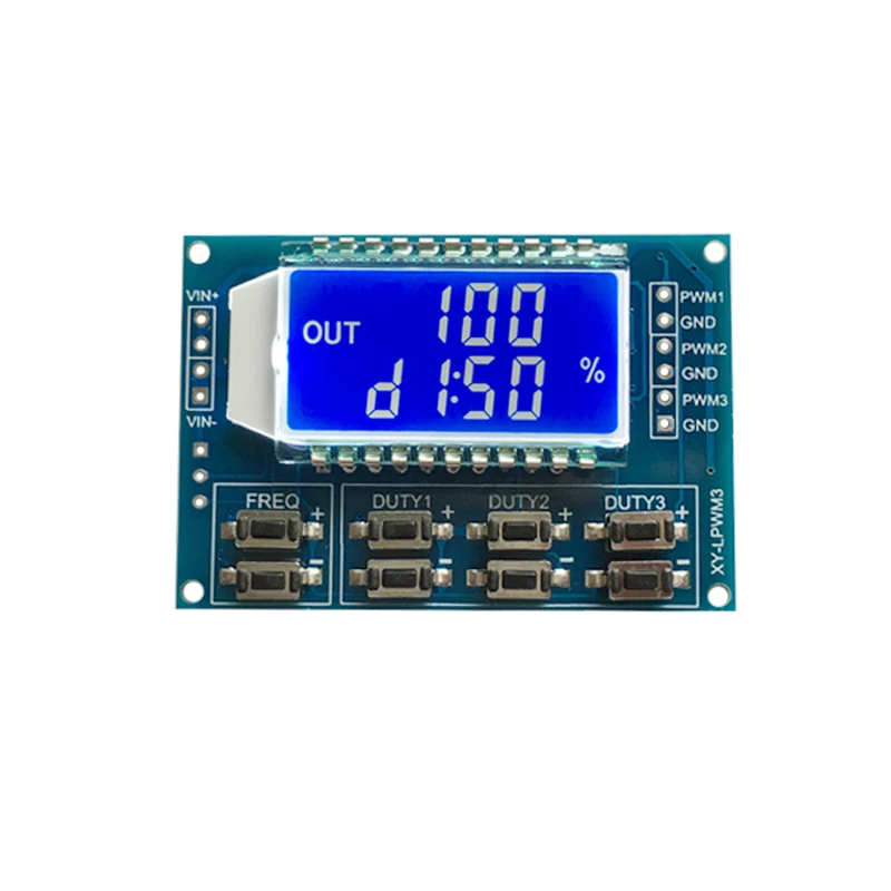 Pwm signal generator pulse frequency duty cycle adjustment module adjustable square wave rectangular source | Инструменты