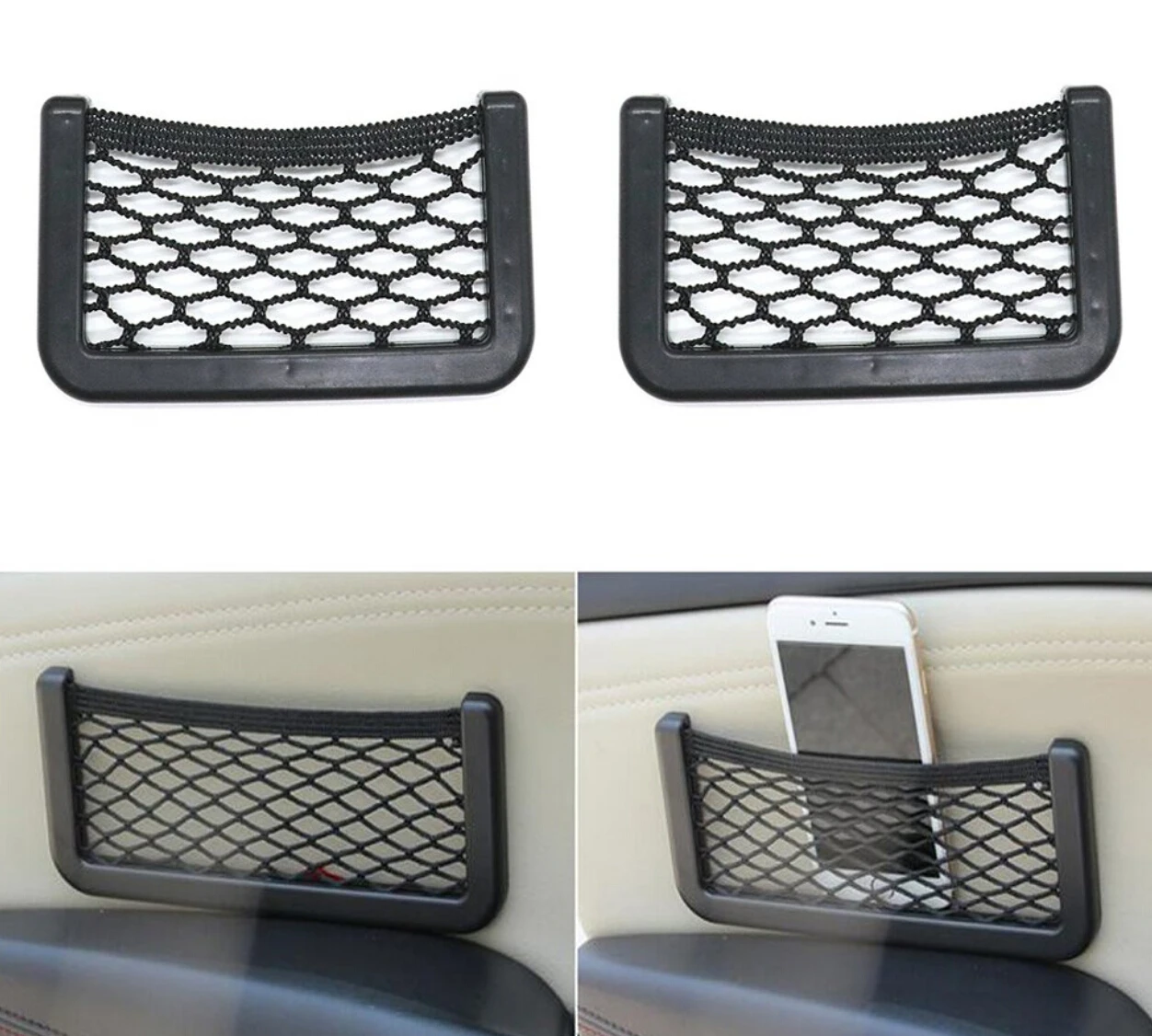 

HOT SALE Car Storage net pocket FOR renault megane 3 kia sorento Lada Kalina bmw accessories ford kuga volkswagen golf 4 astra g