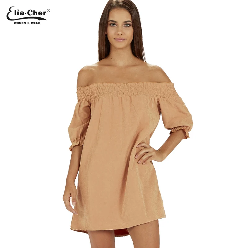 Новые летние модные с открытыми плечами вечерние halfsleeve высокое качество Для