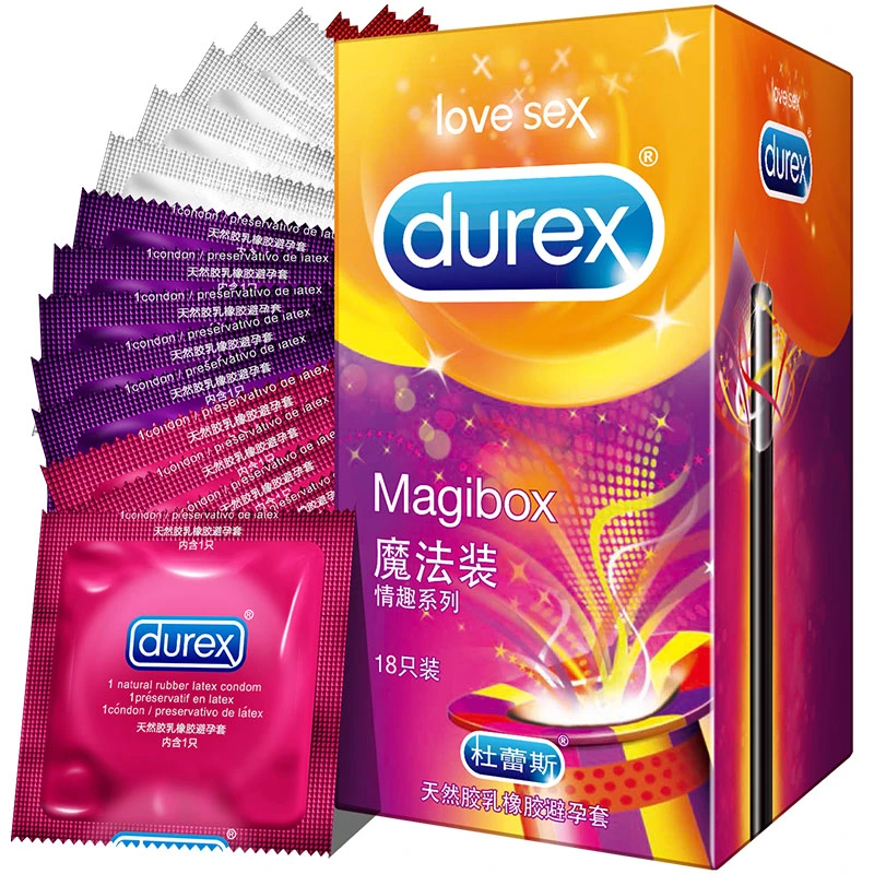 Durex Gbbox صندوق من الواقي الذكري اللاتكس 18 قطعة 4 أنواع من الواقي الذكري للبالغين ألعاب جنسية آمنة لمنع الحمل Condoms Aliexpress