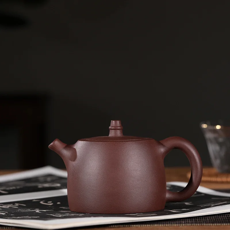 

Quality Goods Manual Raw Ore Purple Clay Carved Hanfeng Pot Kungfu Online Infusion Of Tea Kettle Teapot Tea Set Gift Suit