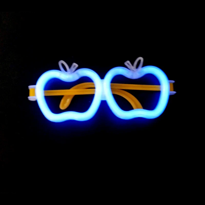 10 шт. флуоресцентный стержень соединитель фонарь, очки со скелетами, обруч для волос, браслет, Бабочка, соединительная головка аксессуары