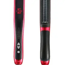 2 в 1 Электрический быстрый выпрямитель для кудрявых волос Стайлинг щетка расческа бигуди