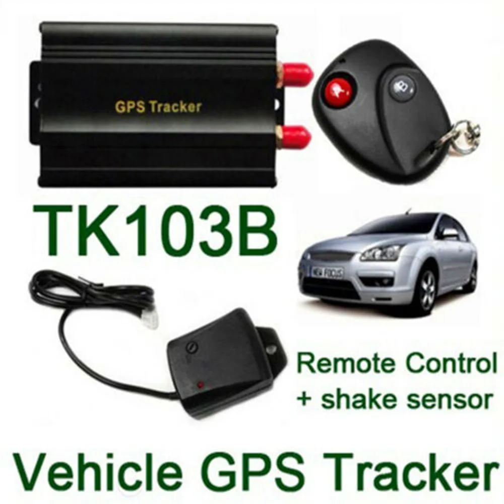 

TK103B GPS Tracker Car Locator Realtime Tracking GPS/GMS SIM SD Card Usb GPS Car Tracker Remote Control and Shake Sensor Device