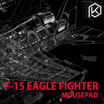 

Mechaincal keyboard mouse mousepad McDonnell Douglas F-15 Eagle Fighter 900 400 4 mm non Stitched Edges Soft/Rubber High quality