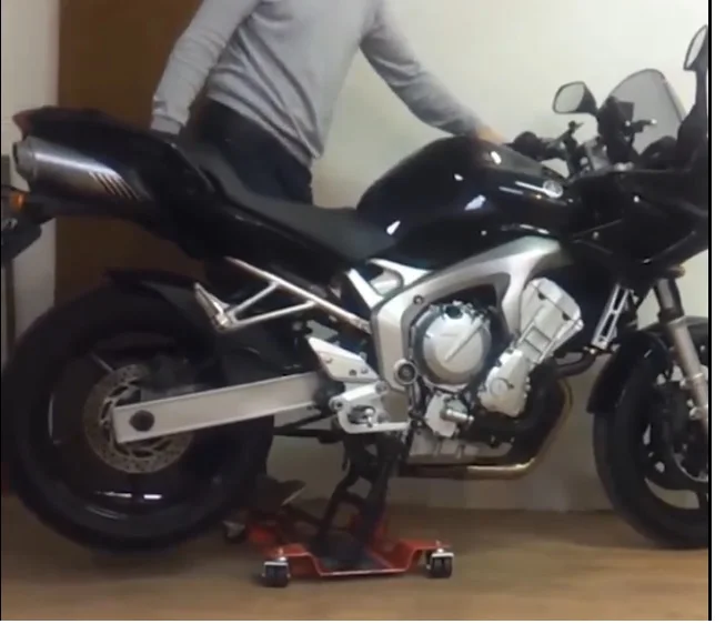 Soporte de motocicleta empresas de mudanzas II maniobras ayuda al aparcamiento rueda trasera motocicleta elevador 