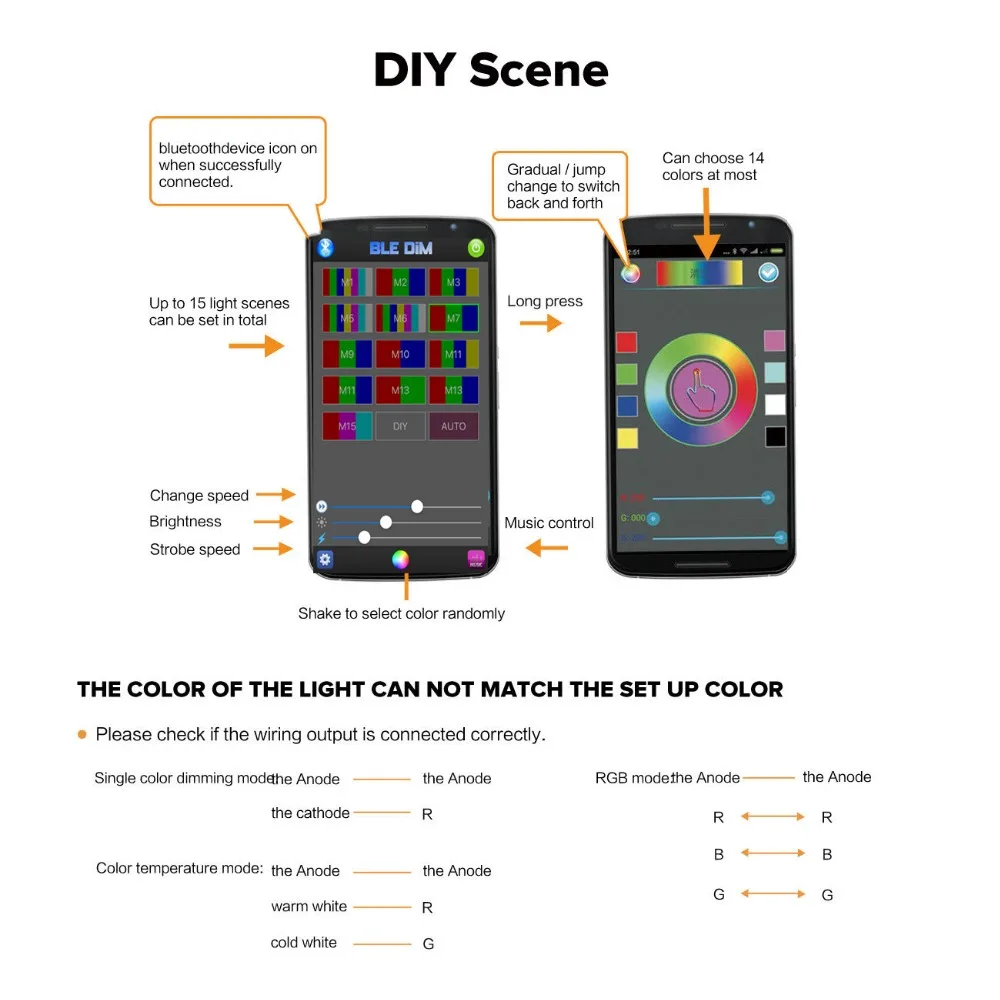 3 4 14 20 22 32 42 50 52 дюймов светодиодный рабочий свет бар стручки с Bluetooth RGB чеканка Halo многоцветный стробоскоп Музыка мигающий ATV грузовик