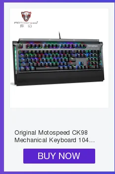 Новая игровая механическая клавиатура Motospeed CK96 RGB подсветка 104 клавиш USB 2,0 анти-ореолы синий/черный переключатель