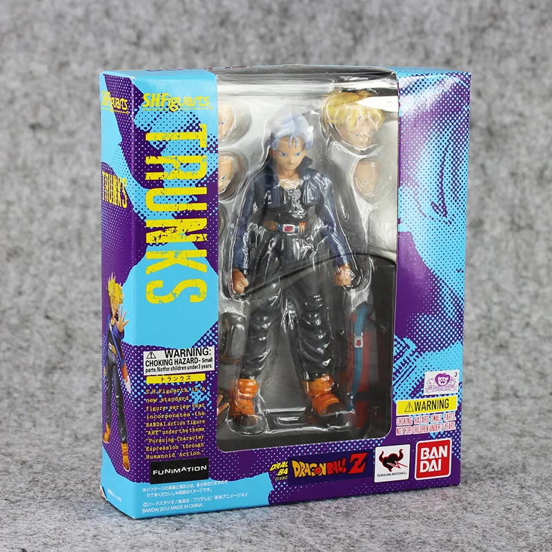 New 13cm Dragon Ball Z Trunks S.H.Figuarts Future Trunks PVC Action Figure Collection Model Toy ...