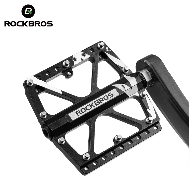 ROCKBROS 3 подшипника BMX велосипедные педали сверхлегкие прочные Плоские Педали для