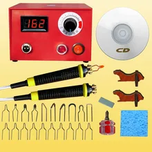 50 Вт пирография инструмент машины 110 В/220 В многофункциональный лазерный Тыква Дерево Craft Tool Kit Пирография