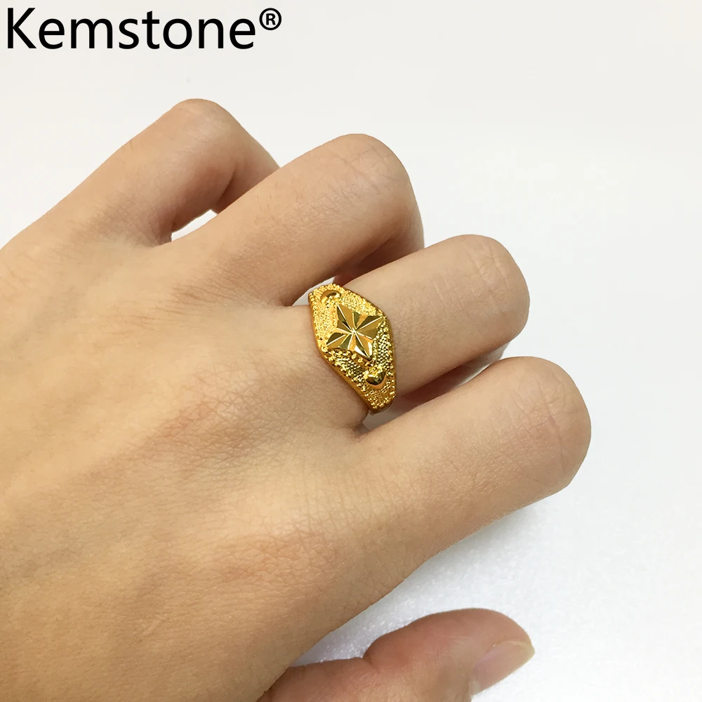 Kemstone Domineering цвет медно Золотой Модные женские ювелирные Кольца