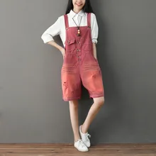 Новые модные комбинезоны, летние женские комбинезоны, комбинезон Combinaison, короткие женские джинсовые комбинезоны для женщин, плюс размер, брюки в Корейском стиле