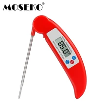 MOSEKO Hot Sale BBQ Thermometer Meat Folding Digital Oven Food Kitchen Thermometer Milk Probe Water Oil Liquid Cooking Tools