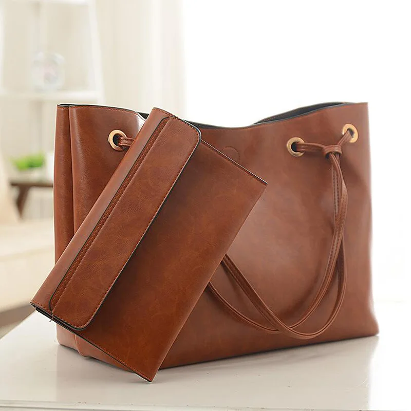 Women Vintage Bags Retro PU Leather Tote Bag For Girls Large China Handbags Women Tassel Casual Hand Bag Shoulder Sac Femme