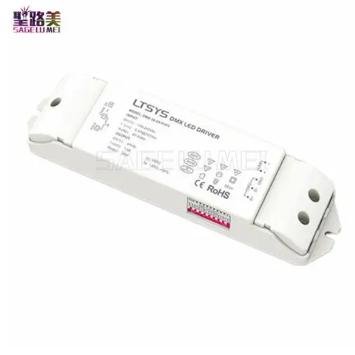 DMX-36-24-F1P1 интеллигентая (ый) Диммируемый драйвер светодиодов DMX512 RDM 24 V 36 W 1.5A выход
