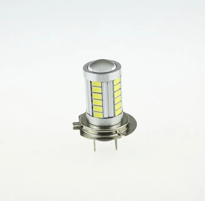 2 шт H7 33SMD 5630 30 Вт 800-1000lms автомобилей туман, светлая голова, для фар дальнего света; дневные ходовые огни лампы 12 V-24 V яркий белый