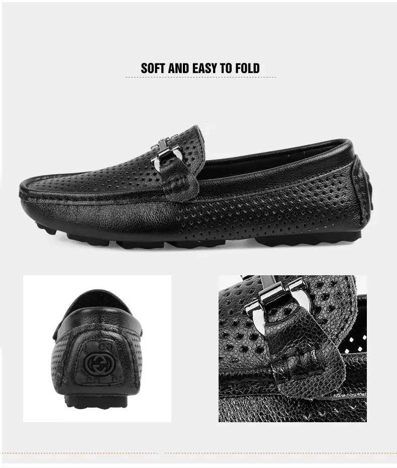 men leather loafers slip on driving shoes (7)