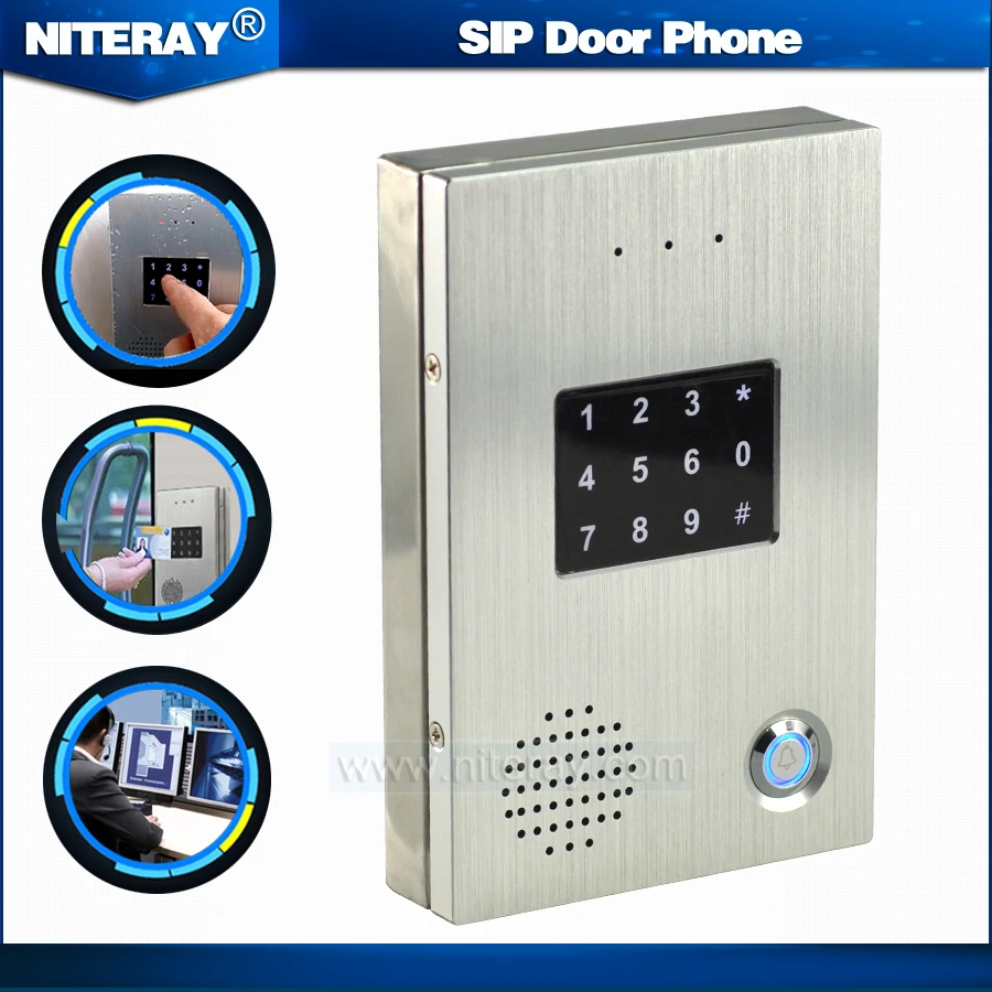 Новый SIP-Телефон Двери IP Домофон Колокол С Водоустойчивой Функцией