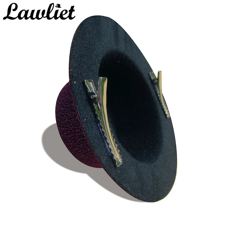 10 шт. блестящие мини шляпы для женщин|hats for women fascinators|alligator hair clips diyalligator |