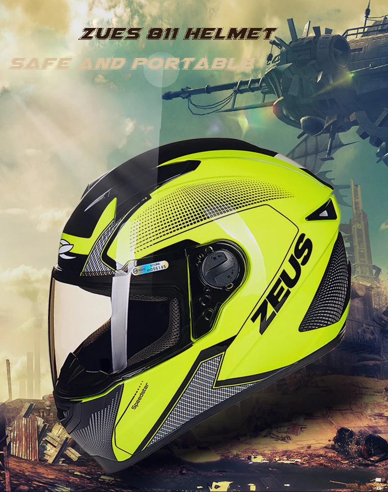ZEUS DOT ECE мотоциклетные многоцветные Полнолицевые шлемы мотоциклетные шлемы гоночные шлемы m-xxxl шлем для мужчин и женщин