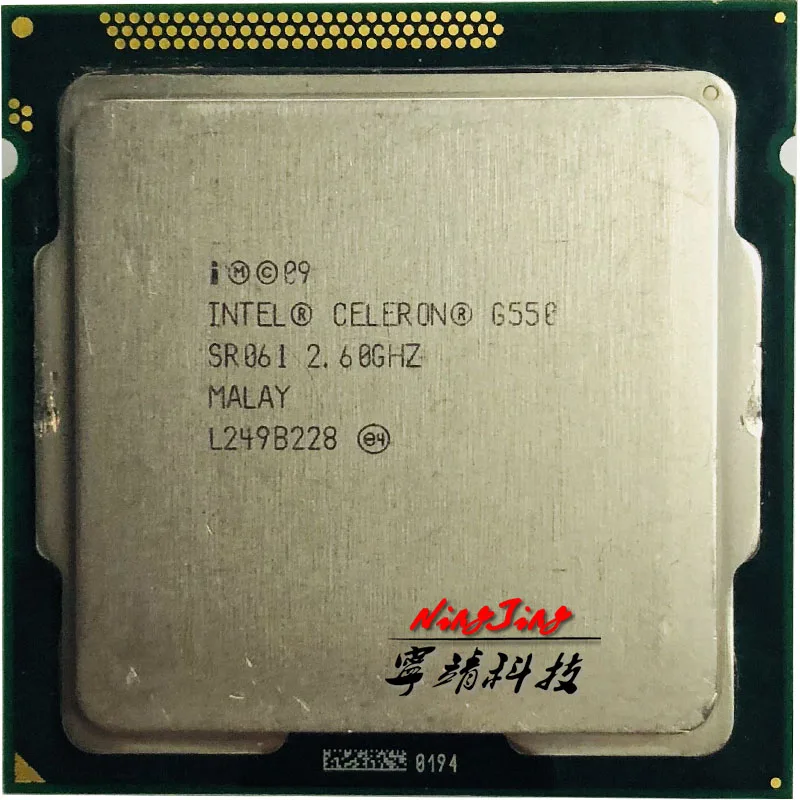 Intel celeron g550 2.6 ghz usado processador de cpu de núcleo duplo 2m ...