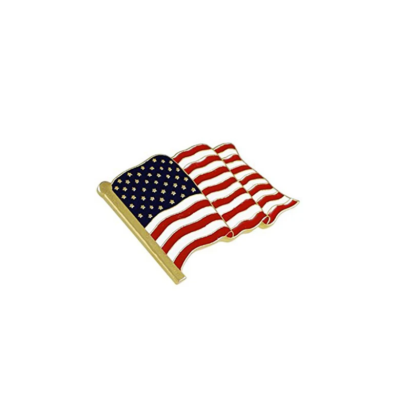 

1 PC New Fashion Brooches American Flag Brooches Stripe Star Accessories Simple Classic High Quality Brooches