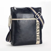mens casual briefcase leather business bag shoulder messenger bag