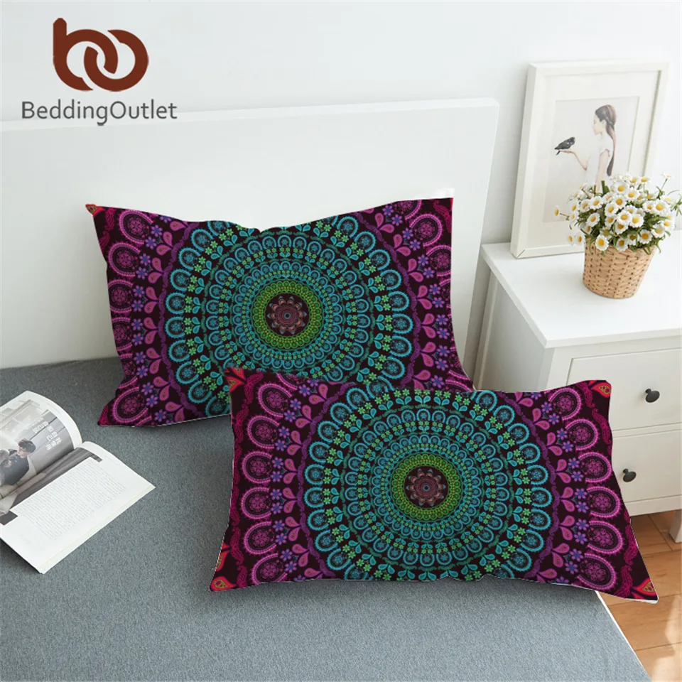 BeddingOutlet Bohemia Pillow Case Posture Million Printed Pillowcase