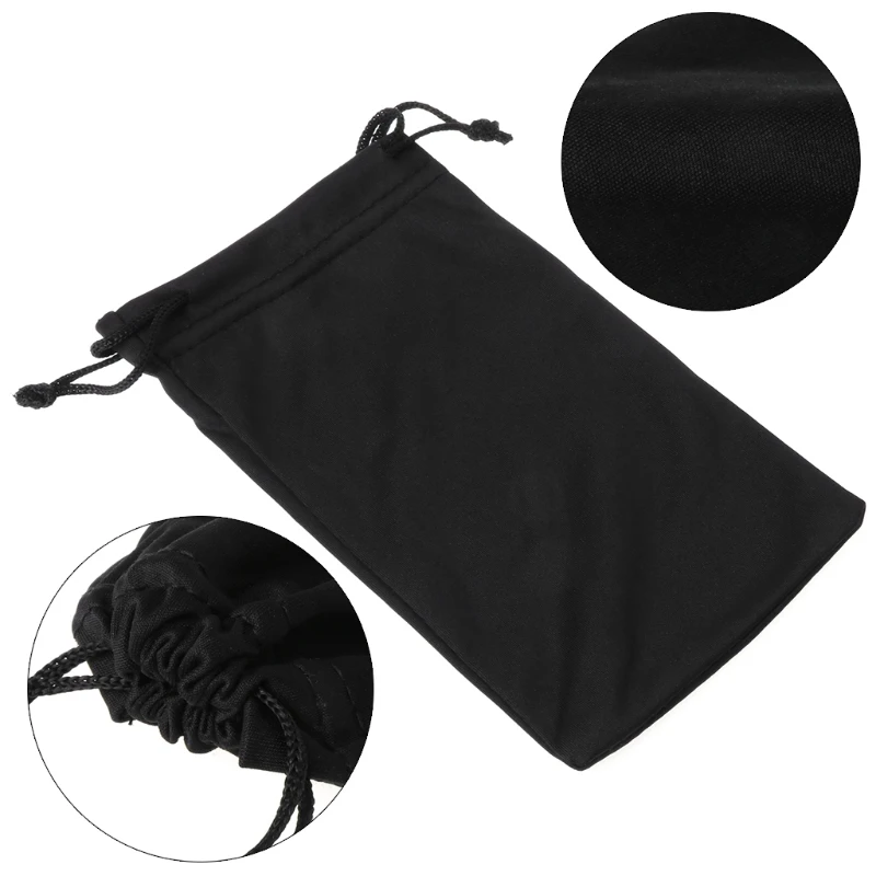 

1Pc Sunglasses Mp3 Soft Cloth Dust Cleaning Optical Glasses Carry Bag Portable