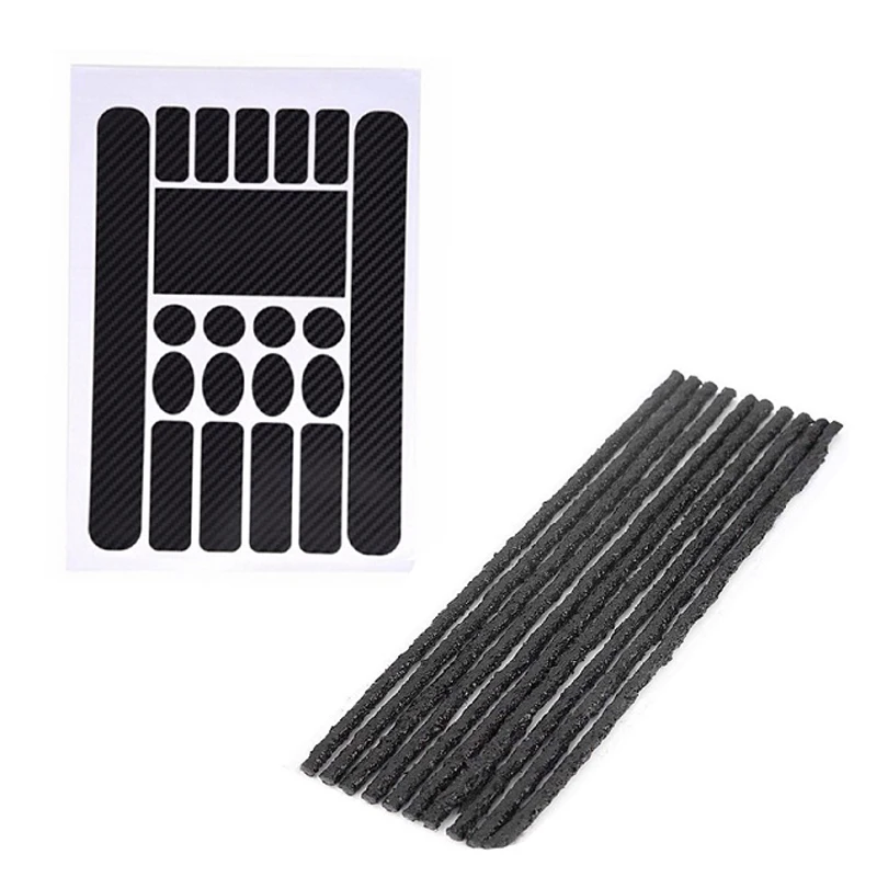 

MTB Bike Film Protect Kit Decals + Tubeless Seal Strip Frame Sticker Bicycle Rack Paint Protection Plug Bike Car Tyre Repair