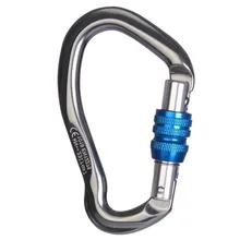Сверхлегкий 23KN мастер замок карабин безопасная Пряжка Quickdraw быстрый выпуск для скалолазания пешего туризма Безопасности Карабин