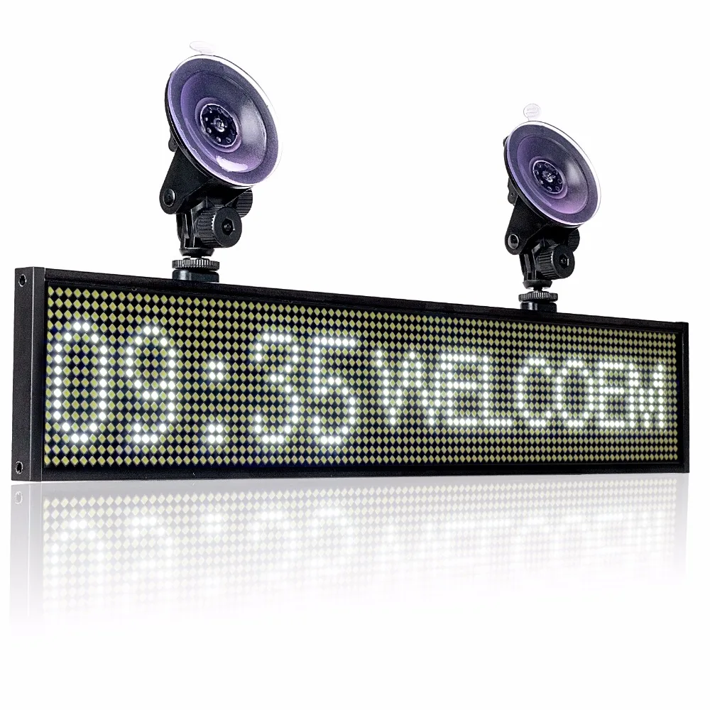 Лидер продаж 12 В Белая светодиодная панель Wif P5mm SMD автомобильная