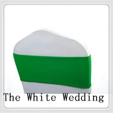 100 шт. зеленый лайкра эластичный стул ленты без пряжки стул пояса для свадебной вечеринки украшение для банкета