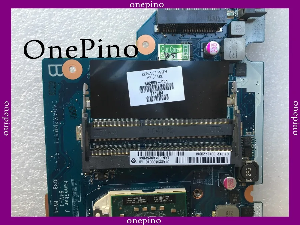Livre Dar Cpu para hp Computador Portátil Mainboard 592809001 Cq42 G42 Placa-mãe 100% Testado 60 Dias de Garantia Placas-mães - Imagem 3
