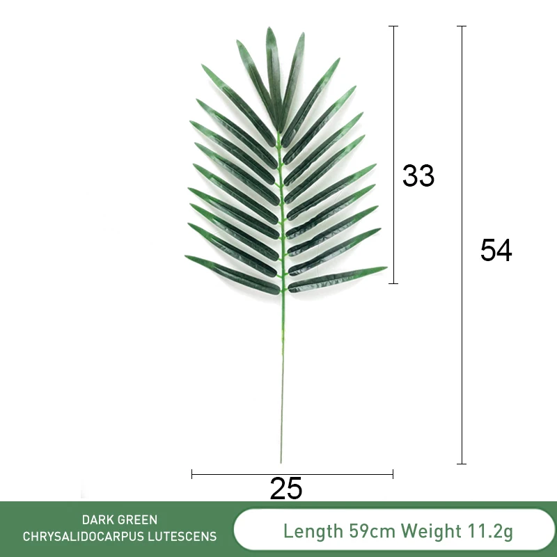Пластиковые искусственные листья GreenTropical Пальмовые Листья моделирование лист для вечерние для дома садовые украшения DIY
