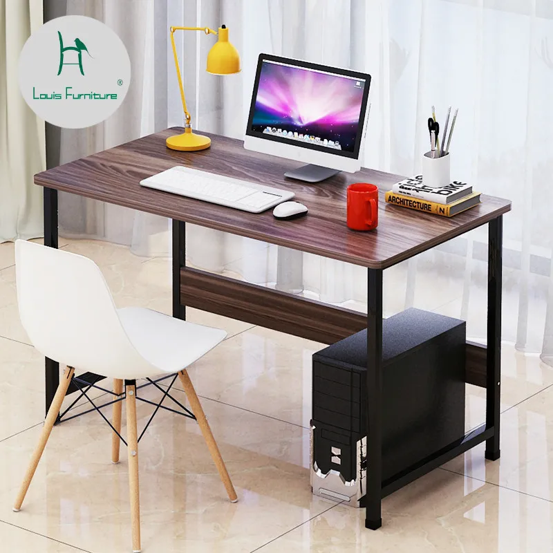 

Louis Fashion Computer Desks Simple Household Easy Write Office Modern